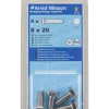 SEXKANTSSKRUV A4 M8X20 4 ST