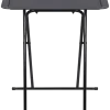 Sidobord fällbart svart
