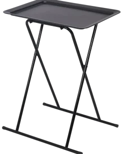 Sidobord fällbart svart