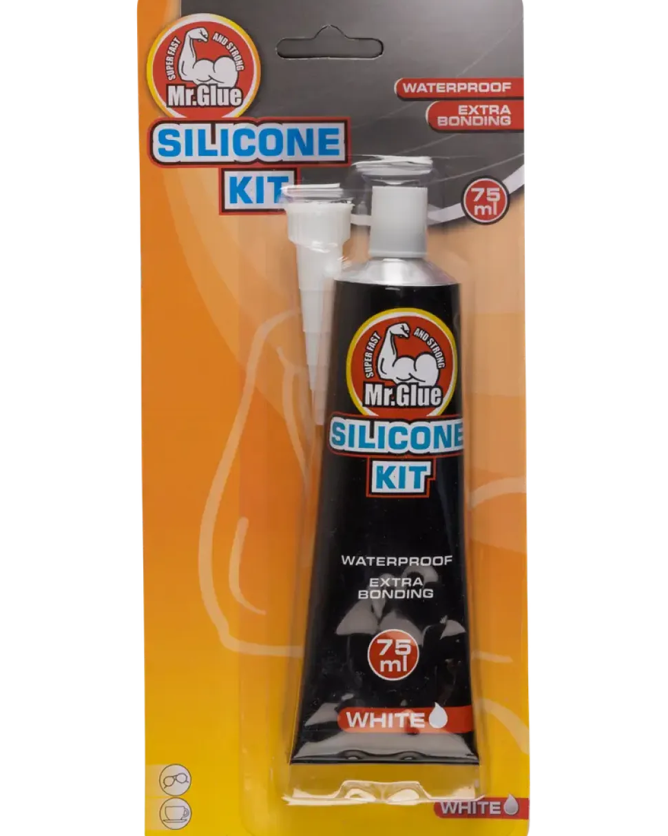 Silikonbaserat vattentätt lim – 75 g