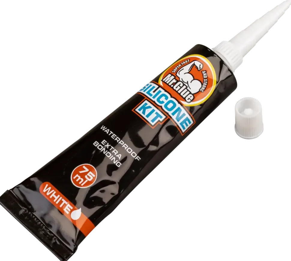 Silikonbaserat vattentätt lim – 75 g