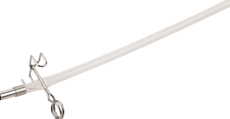 Silikonslang med stålklämma