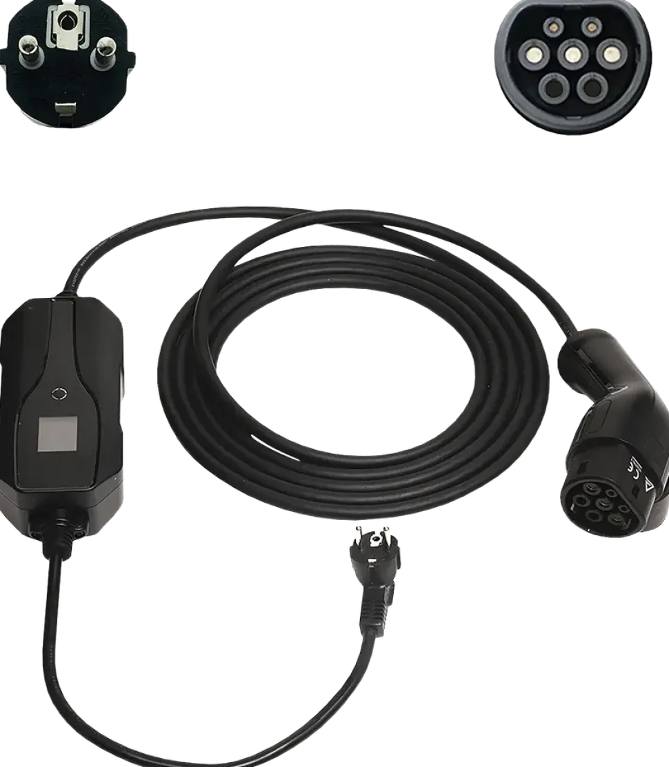 SINOX Laddkabel för elbil - bärbar 6A 5M