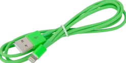 Sinox lightningkabel grön 1 m