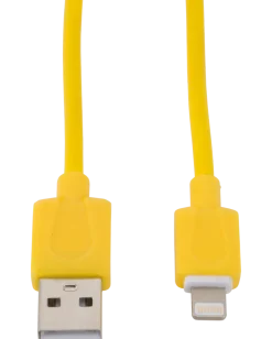 Sinox lightningkabel gul 1 m