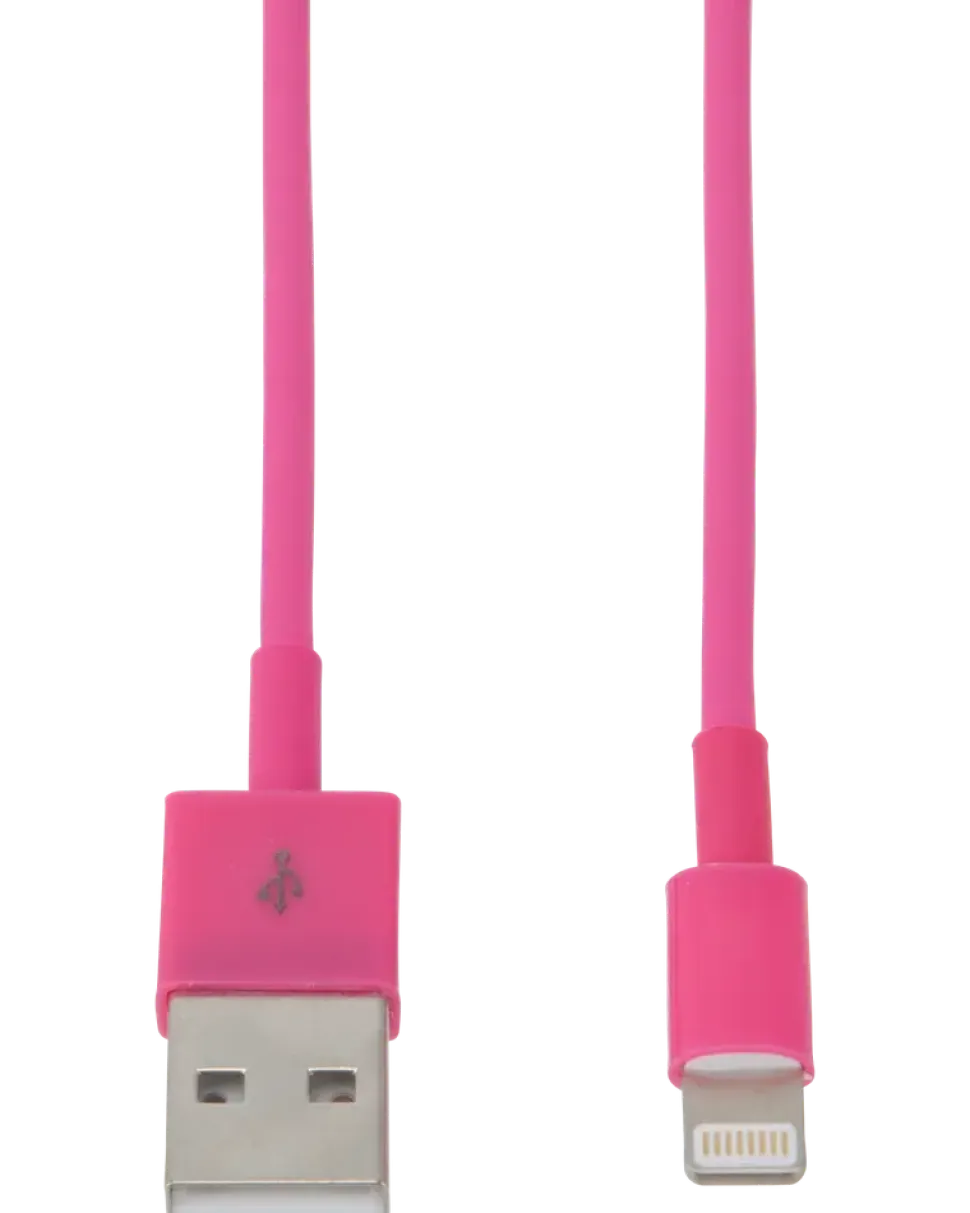 Sinox lightningkabel rosa 1 m