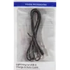 Sinox lightningkabel svart 1 m