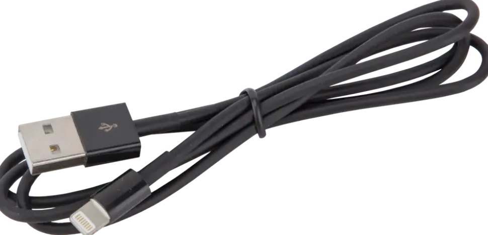 Sinox lightningkabel svart 1 m