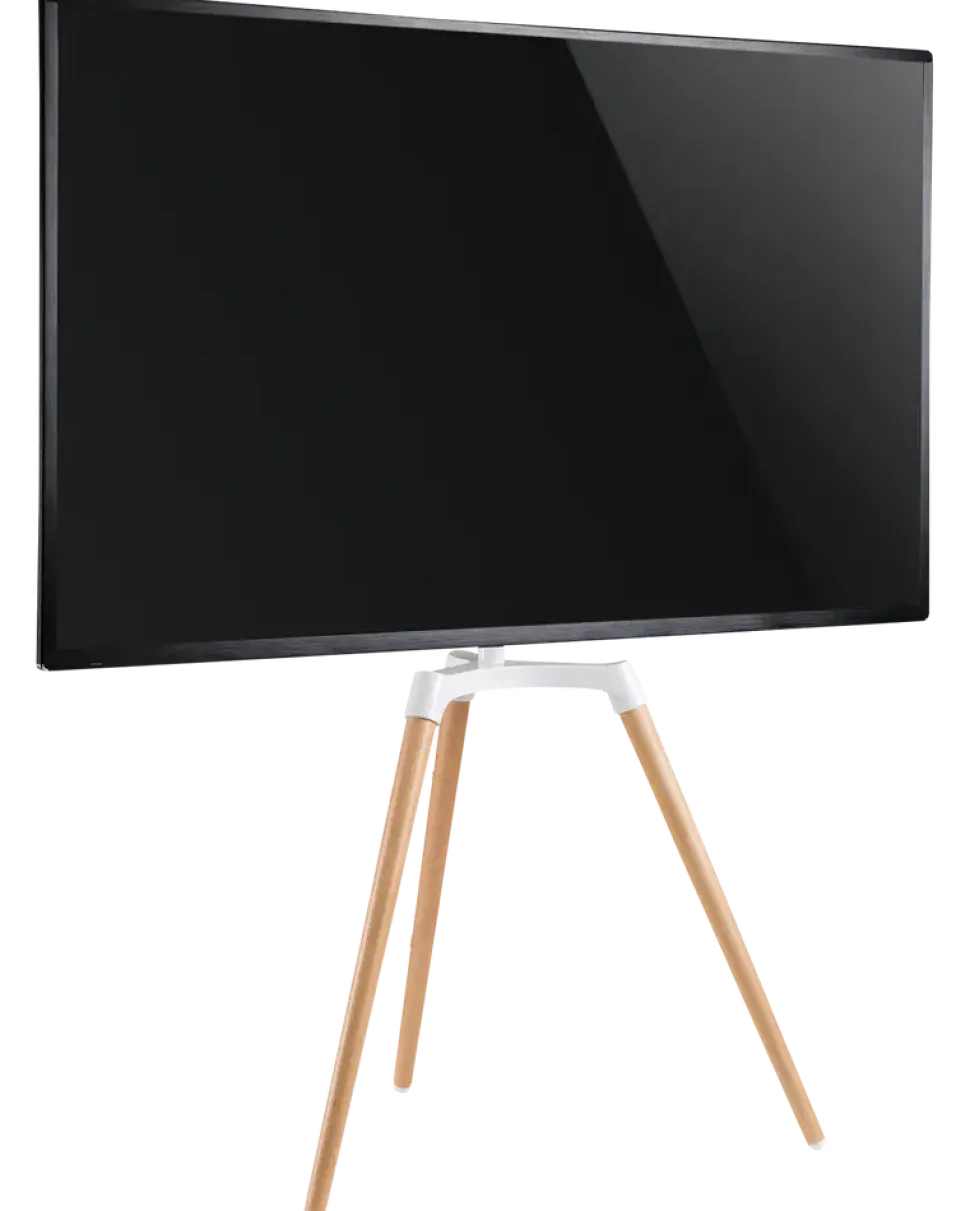 SINOX TV-stativ 50”-65” - bok/vit
