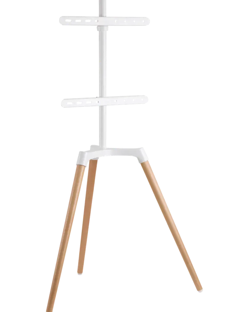 SINOX TV-stativ 50”-65” - bok/vit