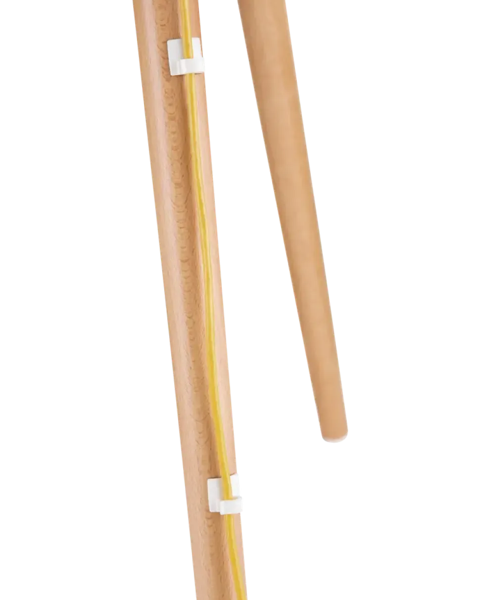 SINOX TV-stativ 50”-65” mörk trä/svart