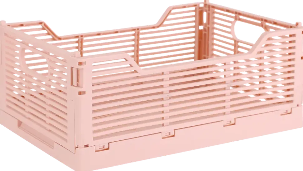 SJÖBO Fällbar låda - rosa