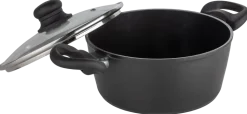 SJÖBO Gryta med lock 3,1 L - Stållook
