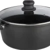SJÖBO Gryta med lock 5,1 L - Stållook