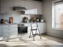 SJÖBO HOME Köksstege, 2 steg, stål
