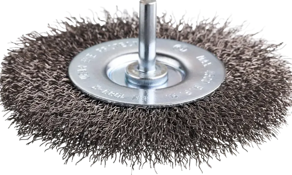 Skivborste stål Ø100 mm sten