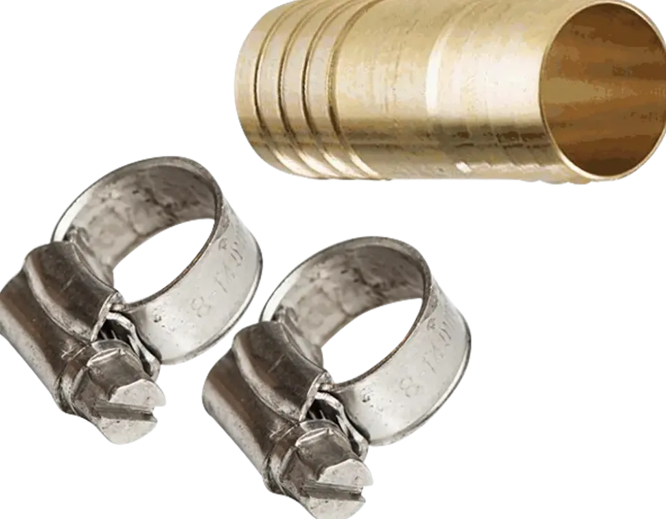 Slangklammer set utloppsslang