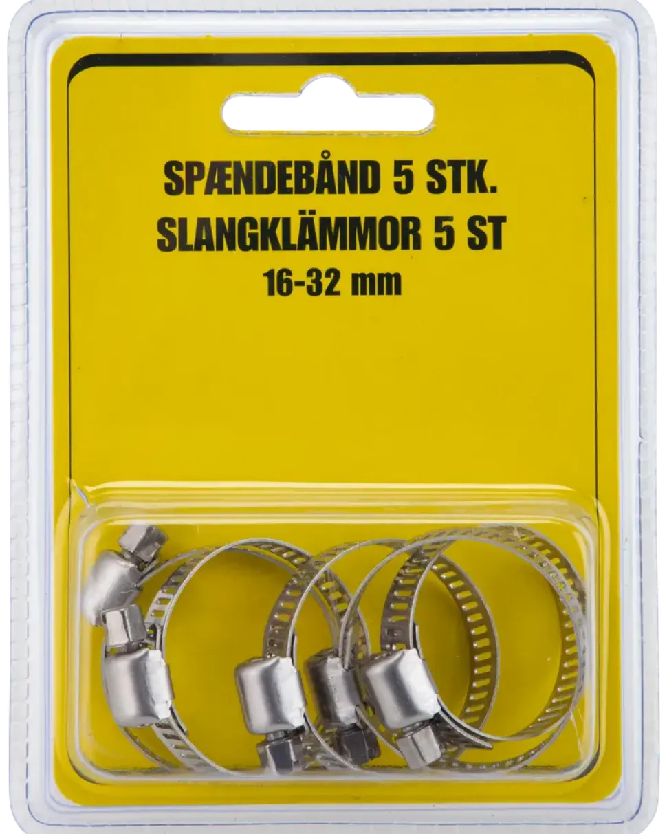 Slangklämmor 16-32 mm 5 st