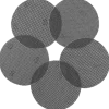Slipnät Ø125 mm K80 5-pack
