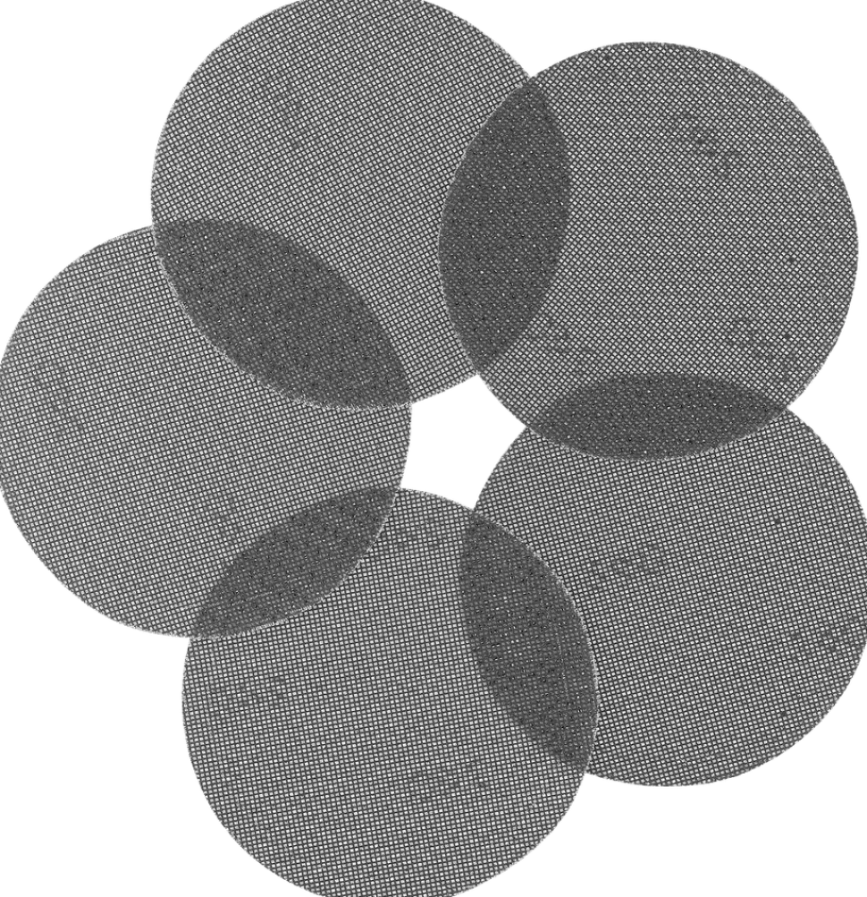 Slipnät Ø125 mm K240 5-pack