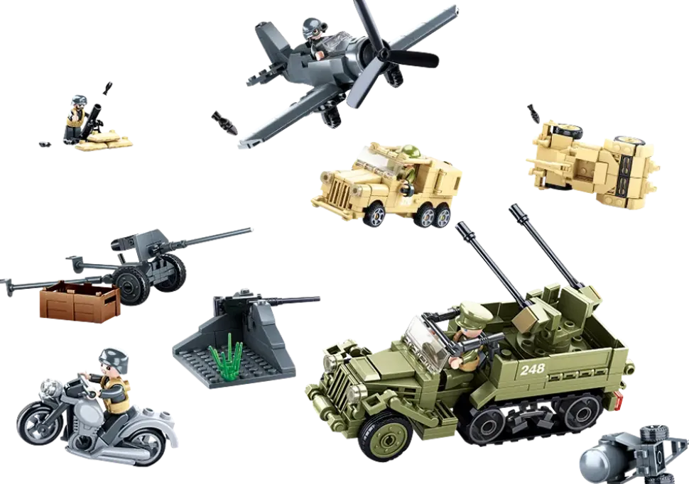 Sluban Army M38-B0812 552 delar