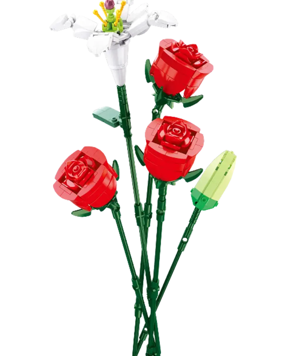 Sluban Flowers Roses M38-B1121B - 267 delar