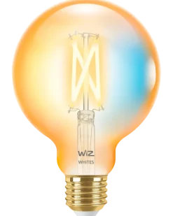 Smart LED-globlampa 7W E27 G95 Amber
