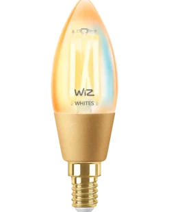 Smart LED-kronlampa 4,9W E14 C35 Amber