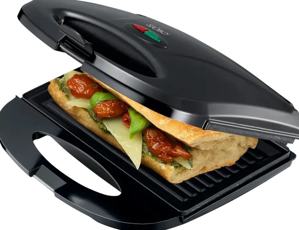 Smörgåsgrill med grillplatta - 750 W
