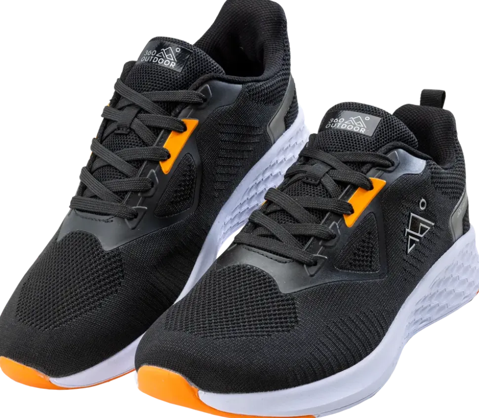 Sneakers svart/orange