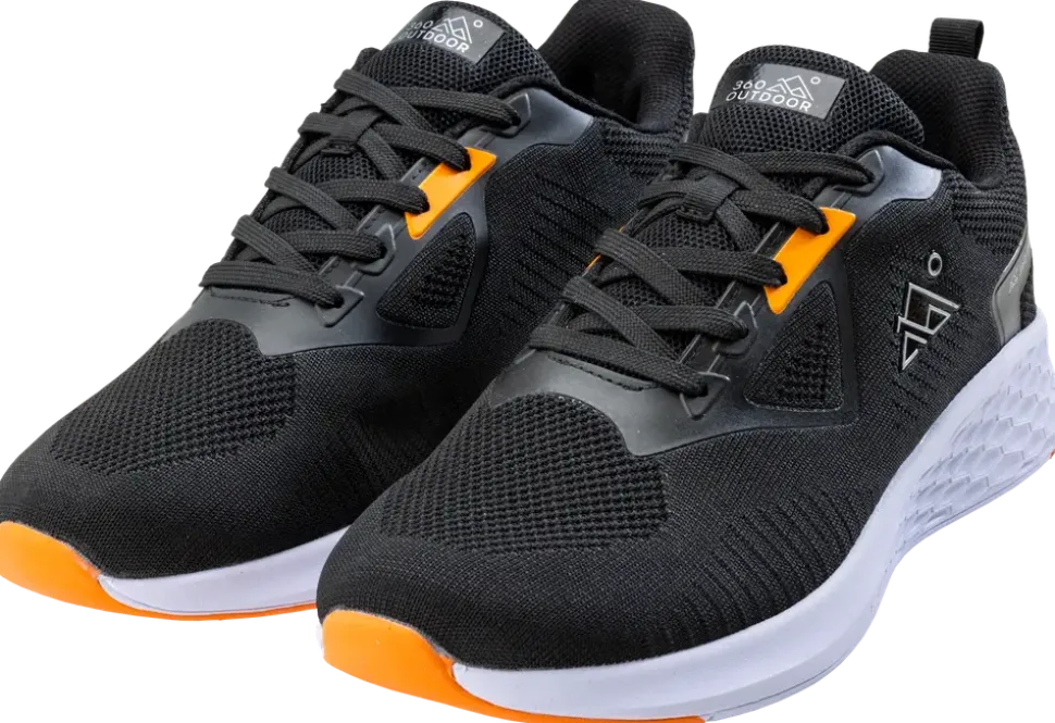Sneakers svart/orange