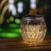 Solcellslampa glas 10 cm