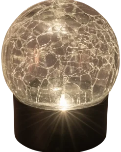 Solcellslampa glas 8 cm