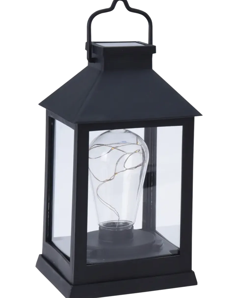 Solcellslampa lykta 19 cm