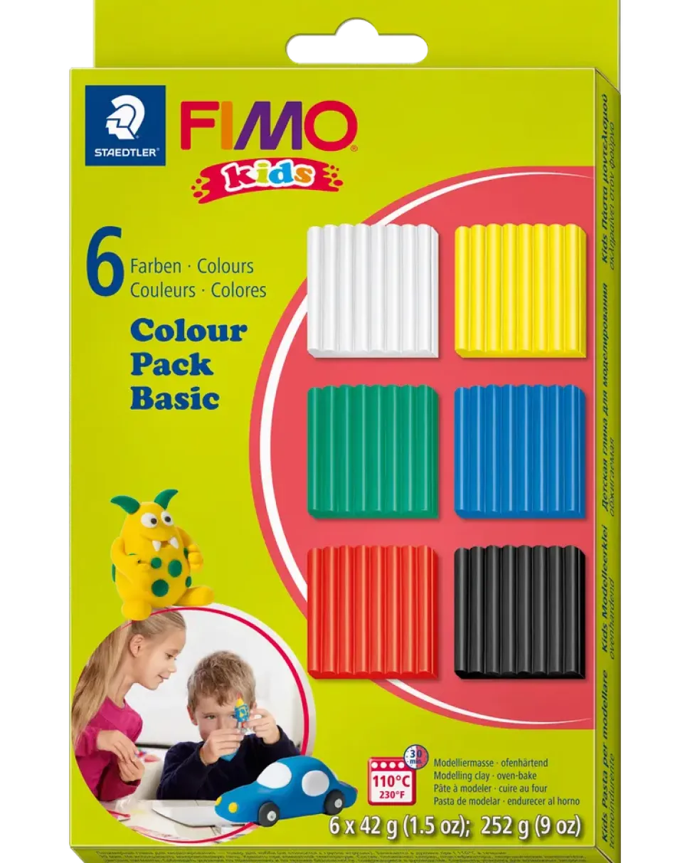Staedtler FIMO kids Modellera basic 6-pack