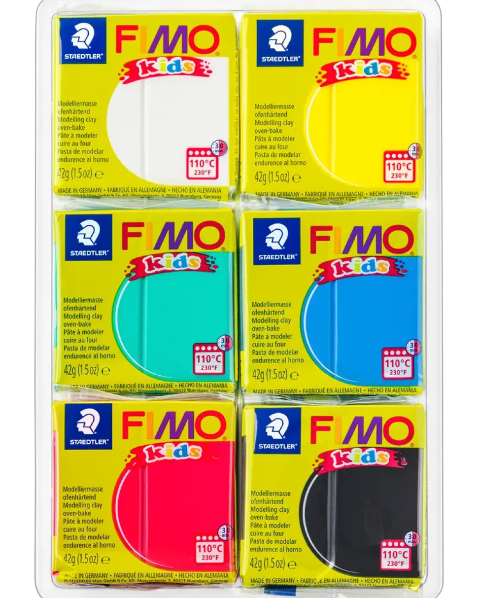 Staedtler FIMO kids Modellera basic 6-pack