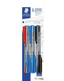 STAEDTLER KULSPETSPENNA 6 ST