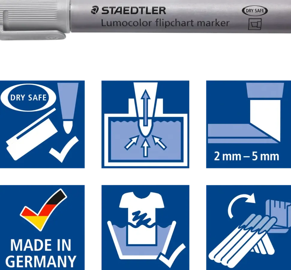 Staedtler Lumocolor Flipchart Marker 4-pack
