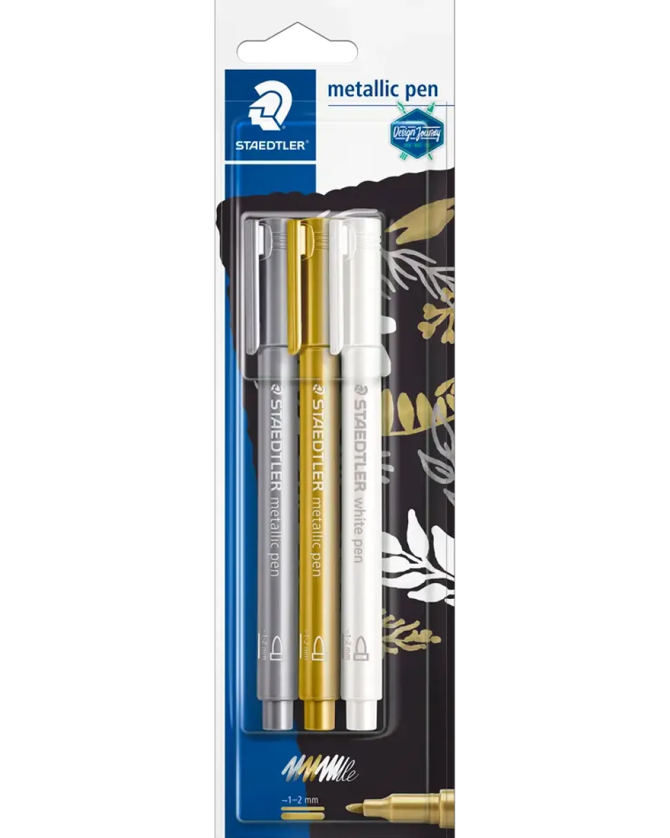Staedtler Metallic Pen 3 st