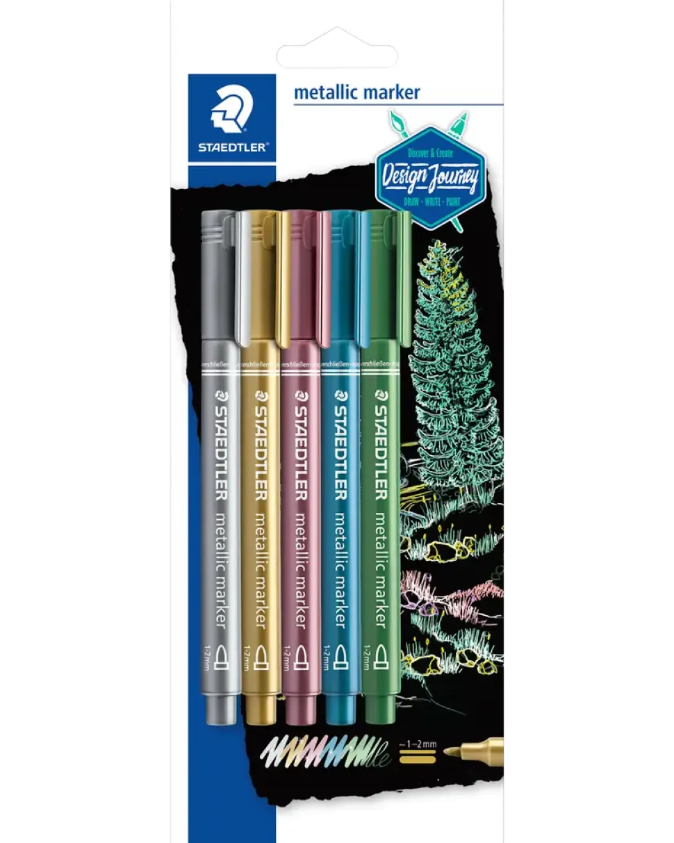 Staedtler Metallic Pen 5 st