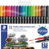 Staedtler permanent dubbel tusch 18st