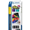 STAEDTLER PERMANENT MARKER 6ST