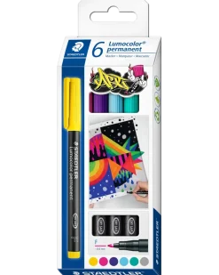 STAEDTLER PERMANENT MARKER 6ST