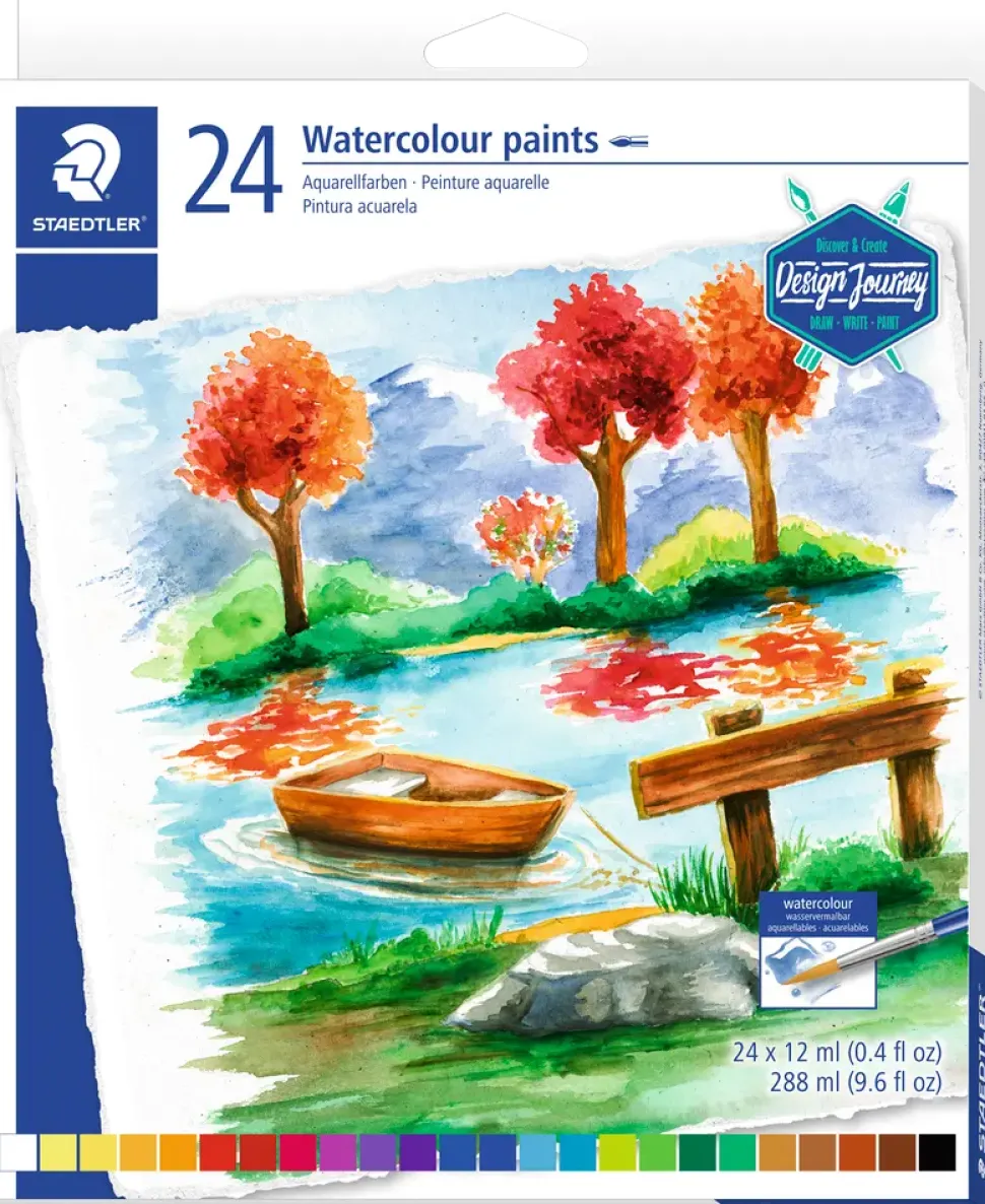 Staedtler vattenfärg tub 24 st