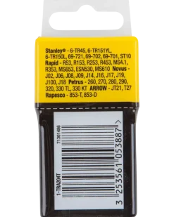 Stanley häftklammer 6 mm 1000 st