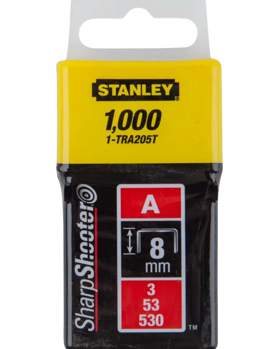 Stanley häftklammer 8 mm 1000 st
