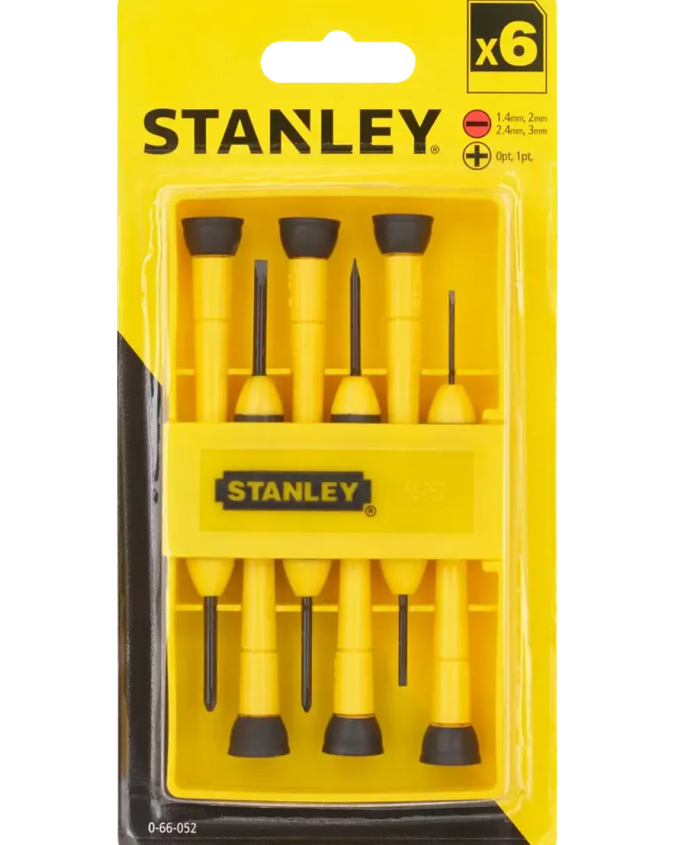 Stanley skruvmejslar 6-pack
