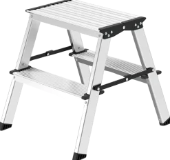 2-stegs trappstege i aluminium