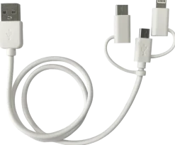 STEVISON Laddkabel 3-i-1 0,5 m