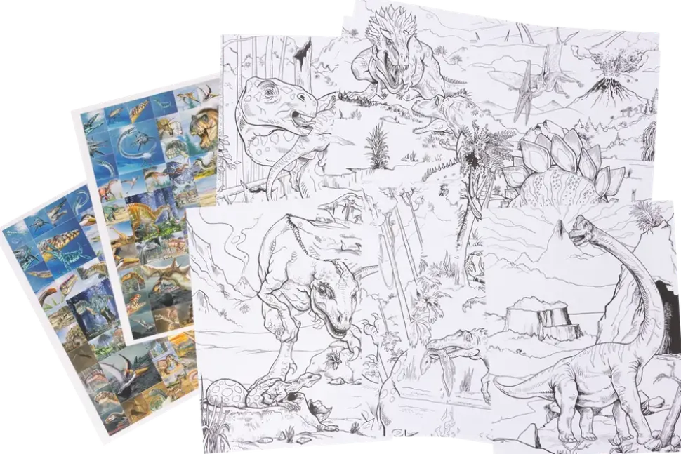 Stickers dinosaurier 100-pack